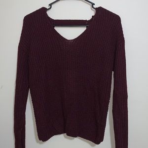 Maroon sweater